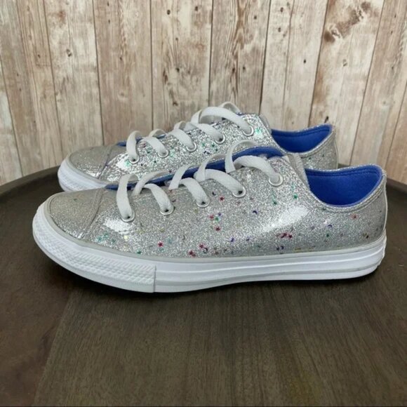 Converse Galaxy Shimmer Low Top - Youth size 5 - Picture 4 of 9